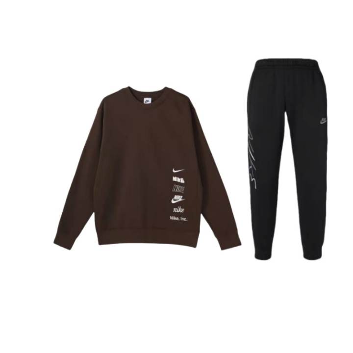 Nike Nike Casual Sportswear Unisex Crew Neck Thickened And Fleece Lined