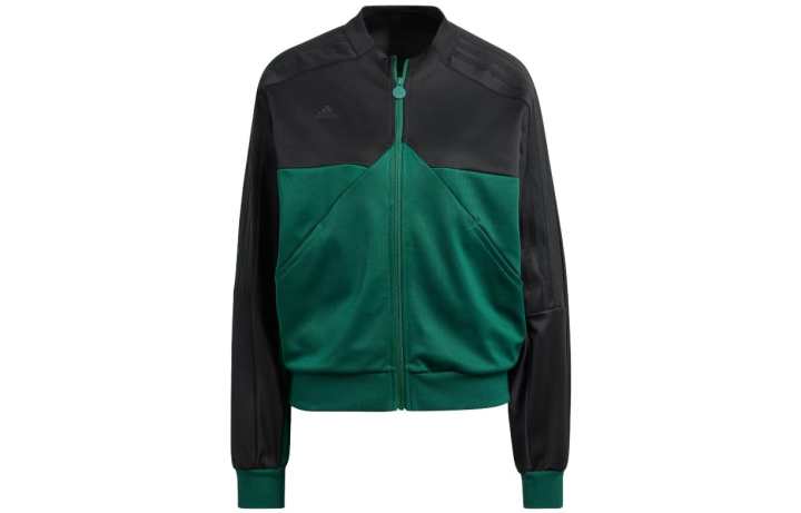 Adidas Adidas Jackets Women's Green Stand Collar Moderate Other
