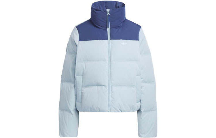 Adidas Originals Trefoil Collection Outfit Down Jacket Women's Light Blue