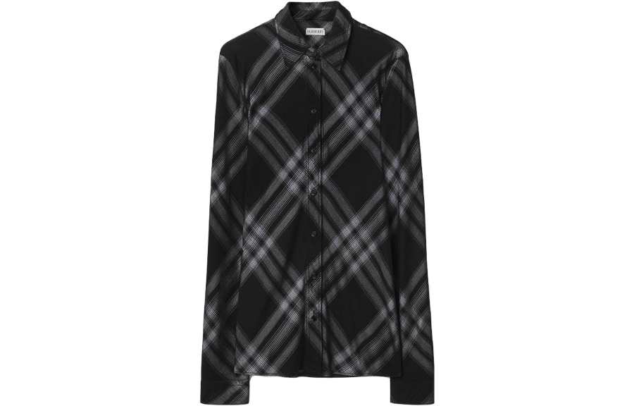 Burberry Burberry Check-Printed Long-Sleeved Buttoned Shirt