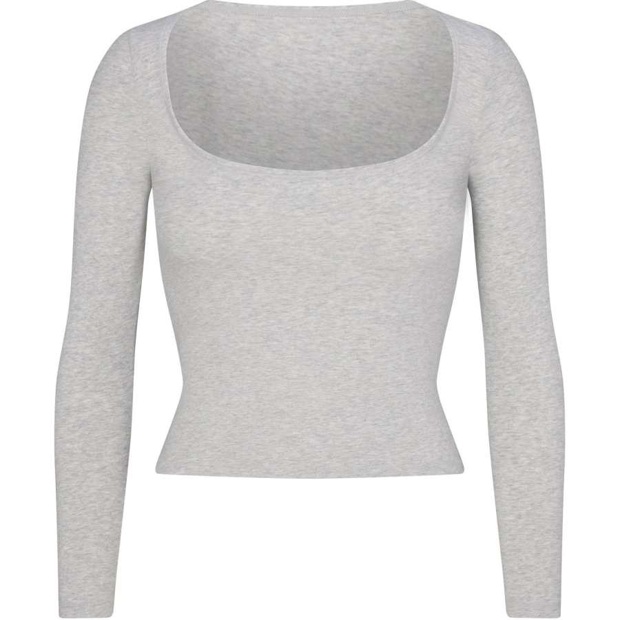 Skims Regular T Shirt Women's Light Heather Grey/Light Heather Gray