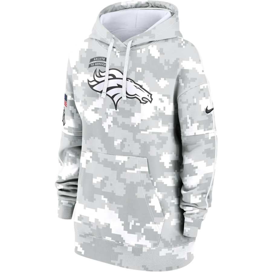 Nike Nike Denver Broncos Salute To Service Primary Edge Club Women's Nike Nfl Pullover Hoodie