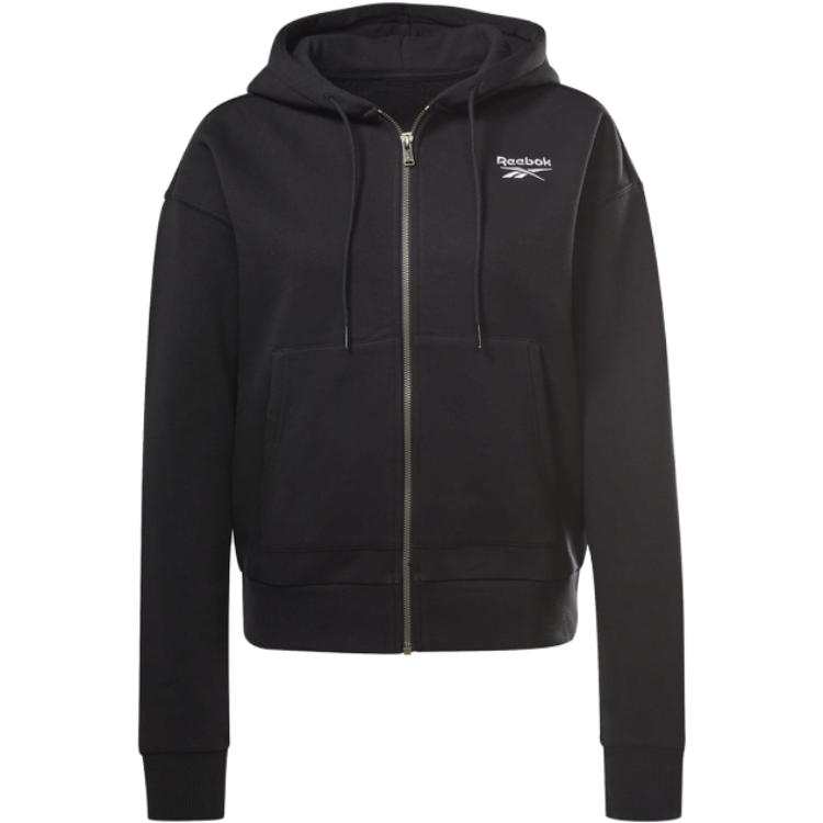 Reebok Jackets Women's Black Hooded Moderate Other