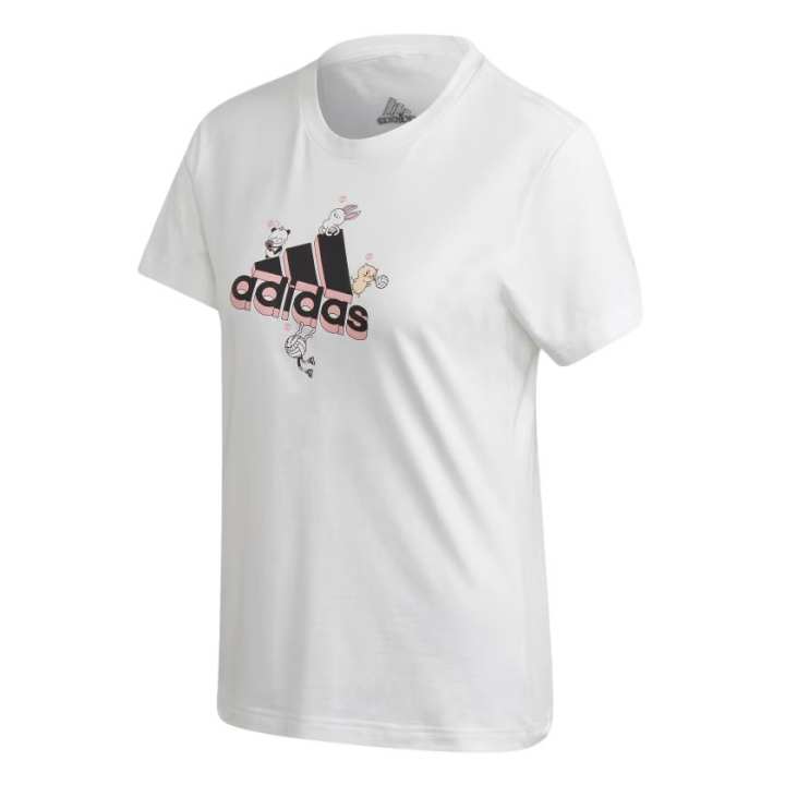Adidas Adidas T Shirts Women's White Crew Neck Moderate Other