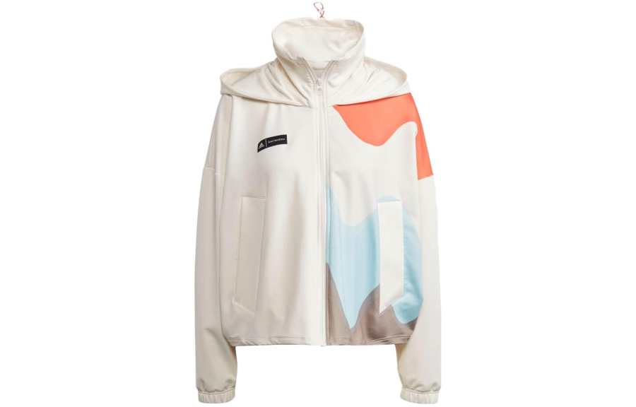 Adidas Adidas LA Galaxy Jackets Women's Ecru Stand Collar Moderate Other