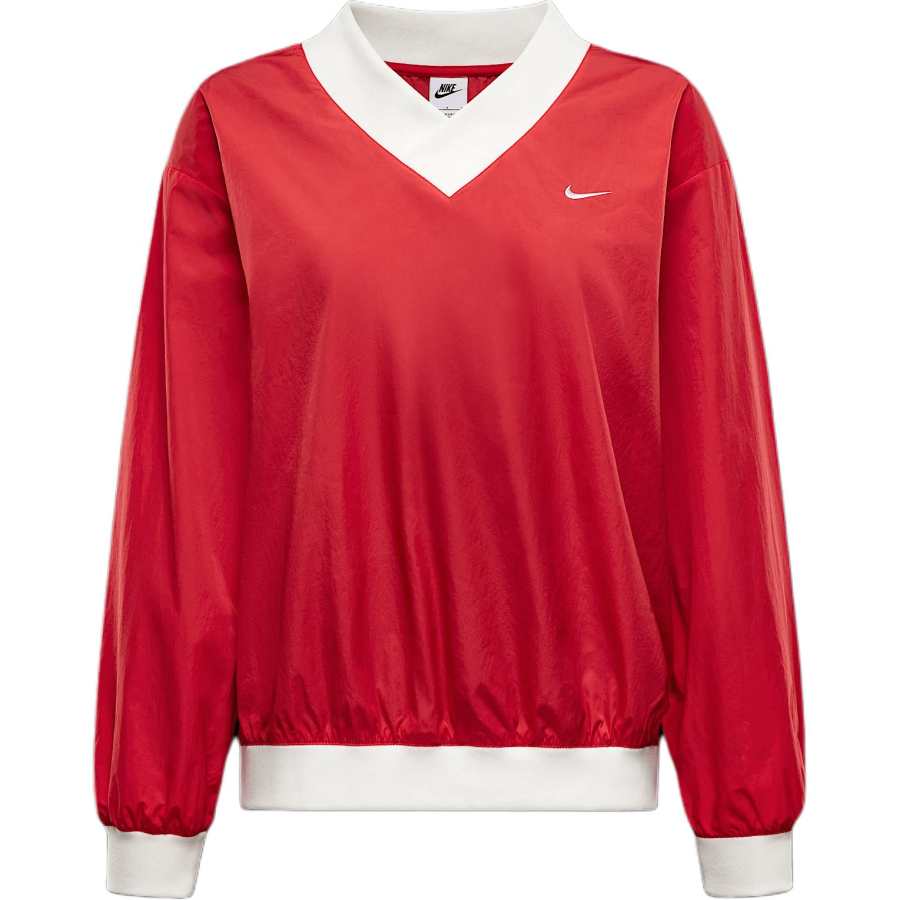 Nike Nike Sportswear Essential Women's Loose Uv Woven Long Sleeve V Neck Top