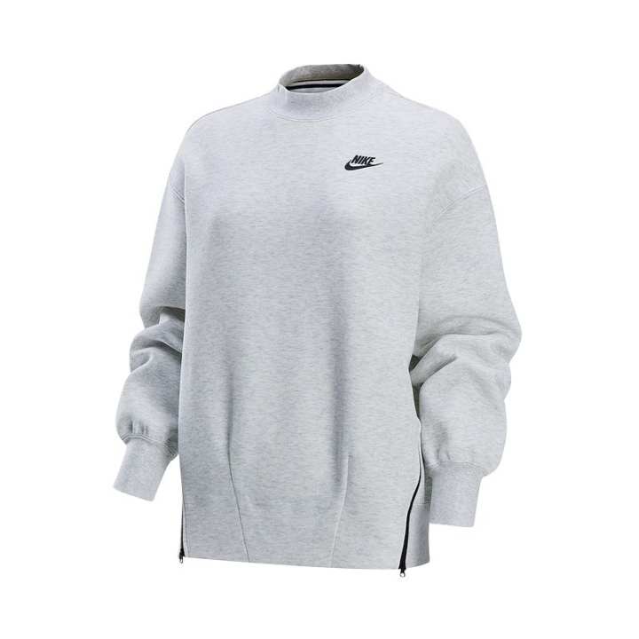 Nike Nike Sweatshirts Women's Gray Half Turtleneck Moderate Regular