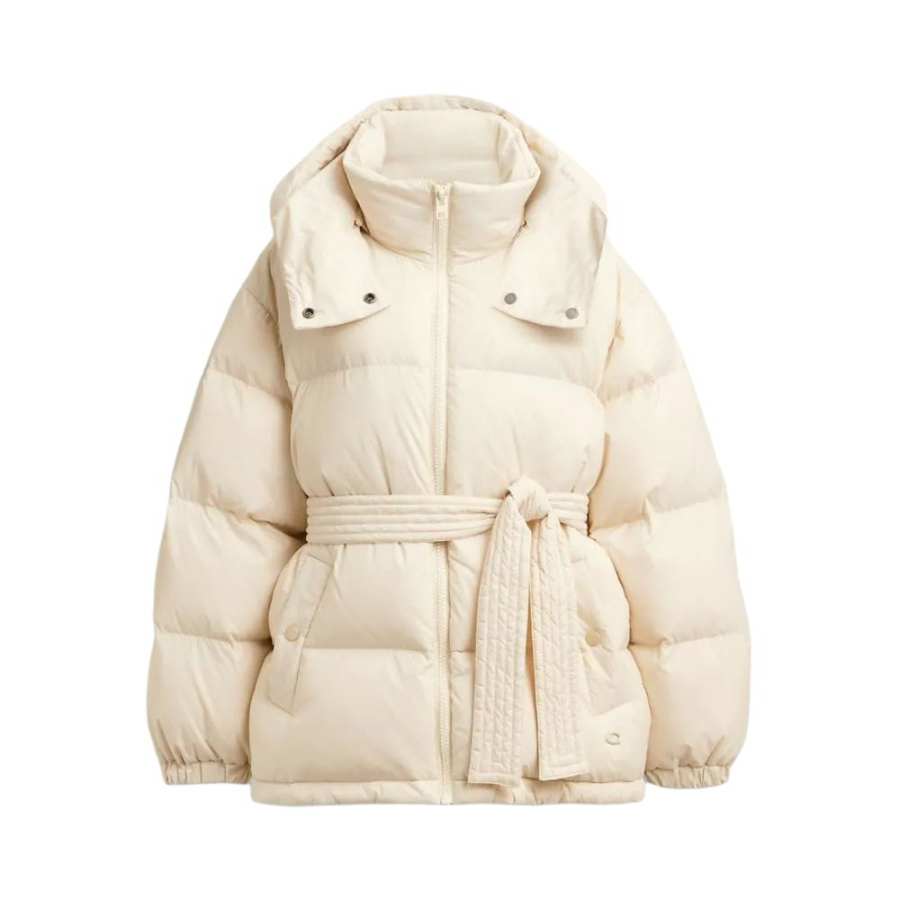 COACH COACH FW24 Down Jacket Women's Cream