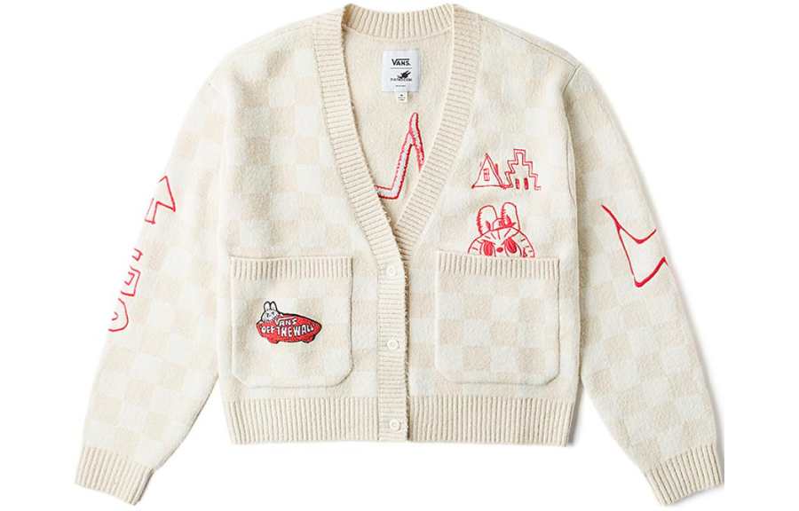 Vans x THE MONSTERS Knitwear Women's Sand Checkerboard