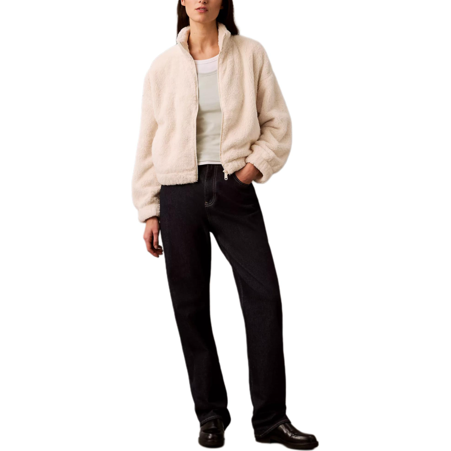 CALVIN KLEIN Jackets & Coats Women's Antique White