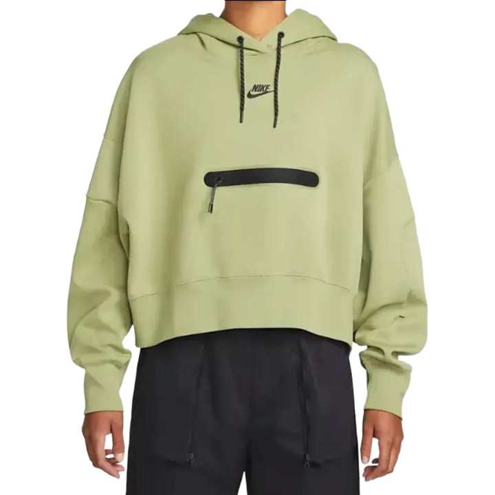 Nike Nike Sweatshirts Women's Green Hooded Moderate Regular