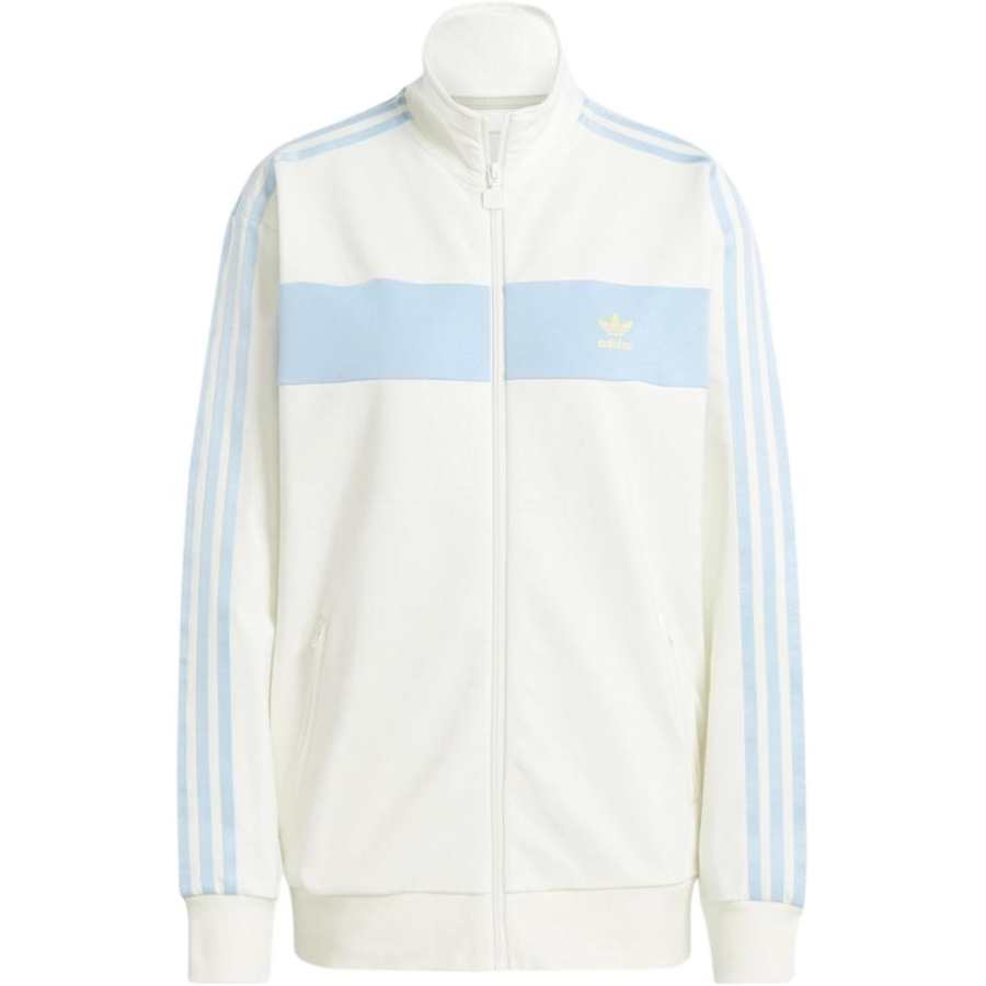 Adidas Originals Retro Sports Stand Collar Jackets Women's White