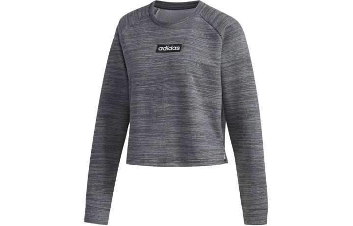 Adidas Adidas Sweatshirts Women's Gray Crew Neck Moderate Regular