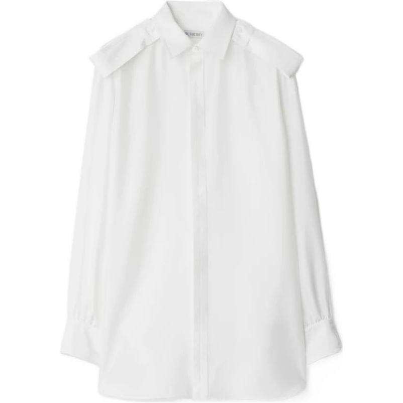 Burberry Long-Sleeved Concealed Fasten Shirt