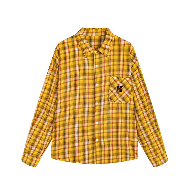 KING PRINCE Shirt Fashion Design Streetwear Sweet And Spicy Women's Plaid
