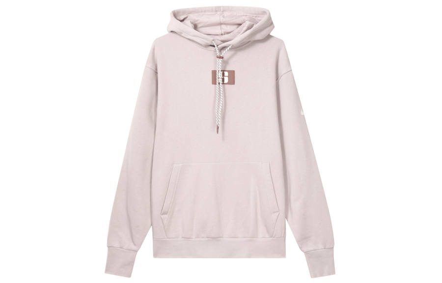 Nike Nike Sabrina Letter Label Hooded Thickened And Fleece Lined Casual Sweatshirt Women's Gray Purple