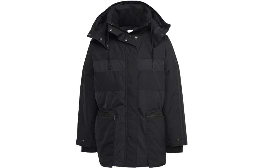 Adidas Originals Down Jackets Women's Black Hooded Thickened Other