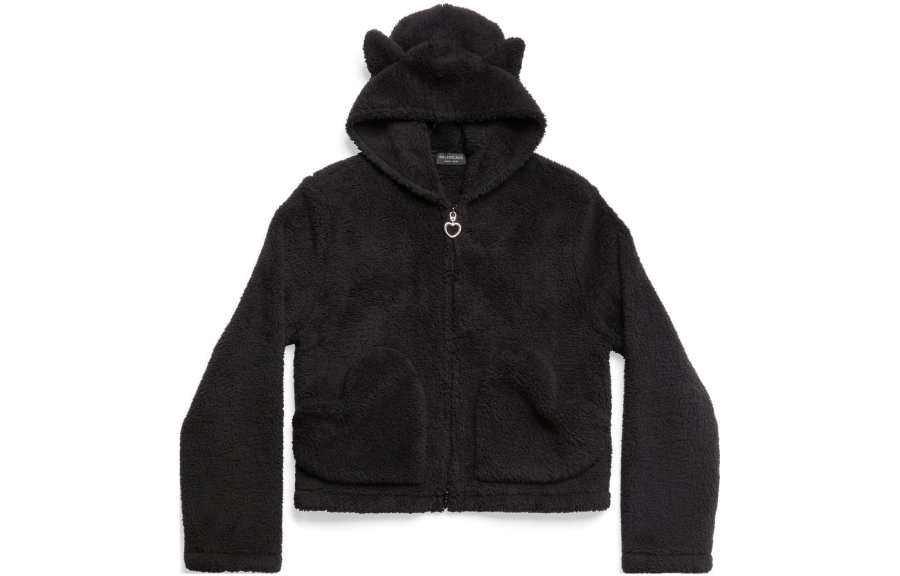 Balenciaga Jackets & Coats Regular Fit Women's Black
