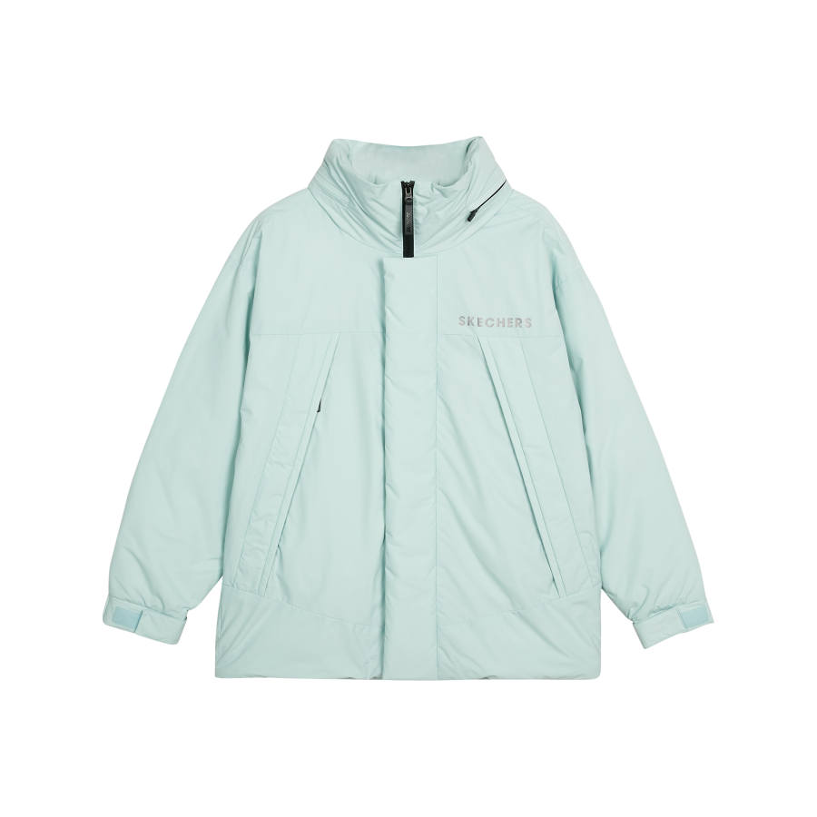 Skechers Colorful Down Jacket Women's Mint Blue