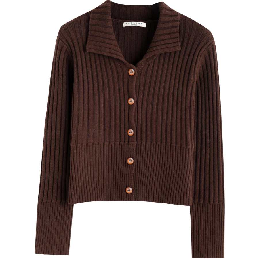 Tonlion Knitwear Women's Coffee