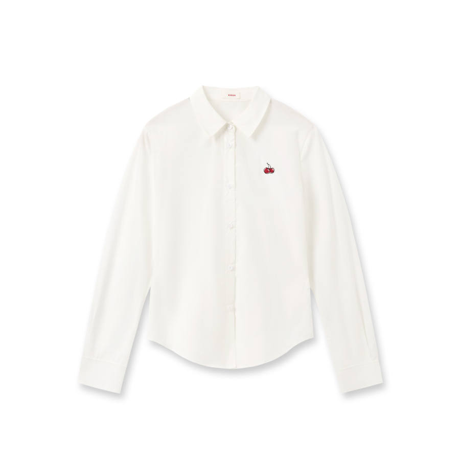 Kirsh Shirts Women's White Lapel Moderate