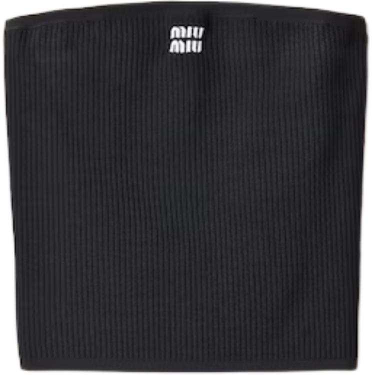 MIU MIU Strapless Top Women's Black