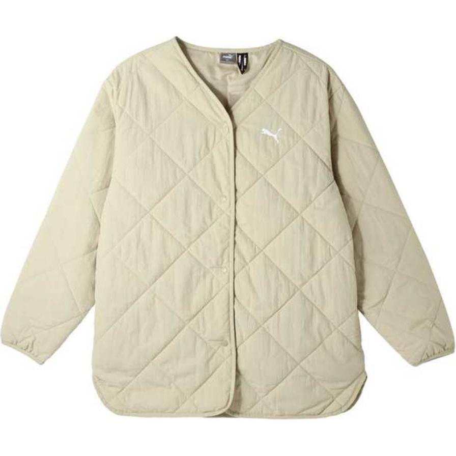 PUMA Lightweight Collarless Padded Jackets & Coats Women's Roasted Almond