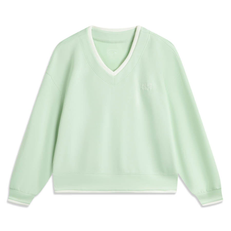 Li-Ning Li Ning Sports Life Collection Sweatshirt Women's Ice Fat Green