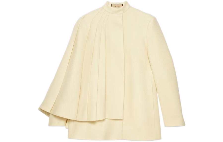 GUCCI 【Previous Season】textured pleated fitted jacket