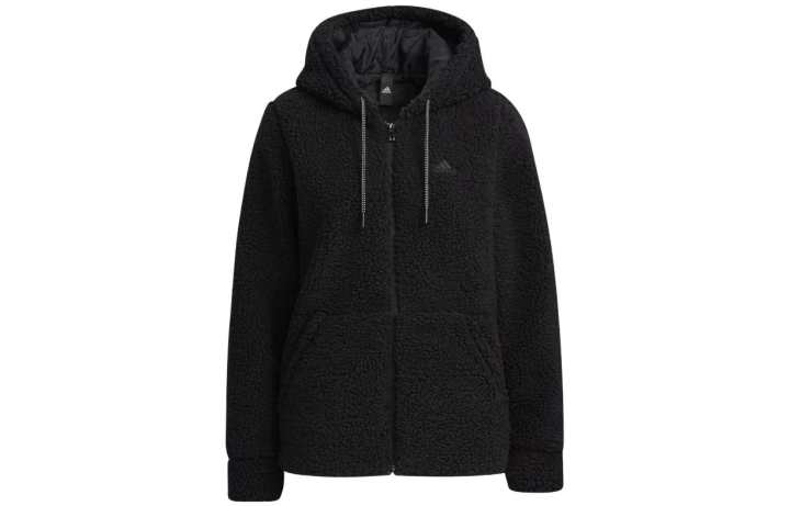 Adidas Adidas Jackets Women's Black Hooded Moderate Other