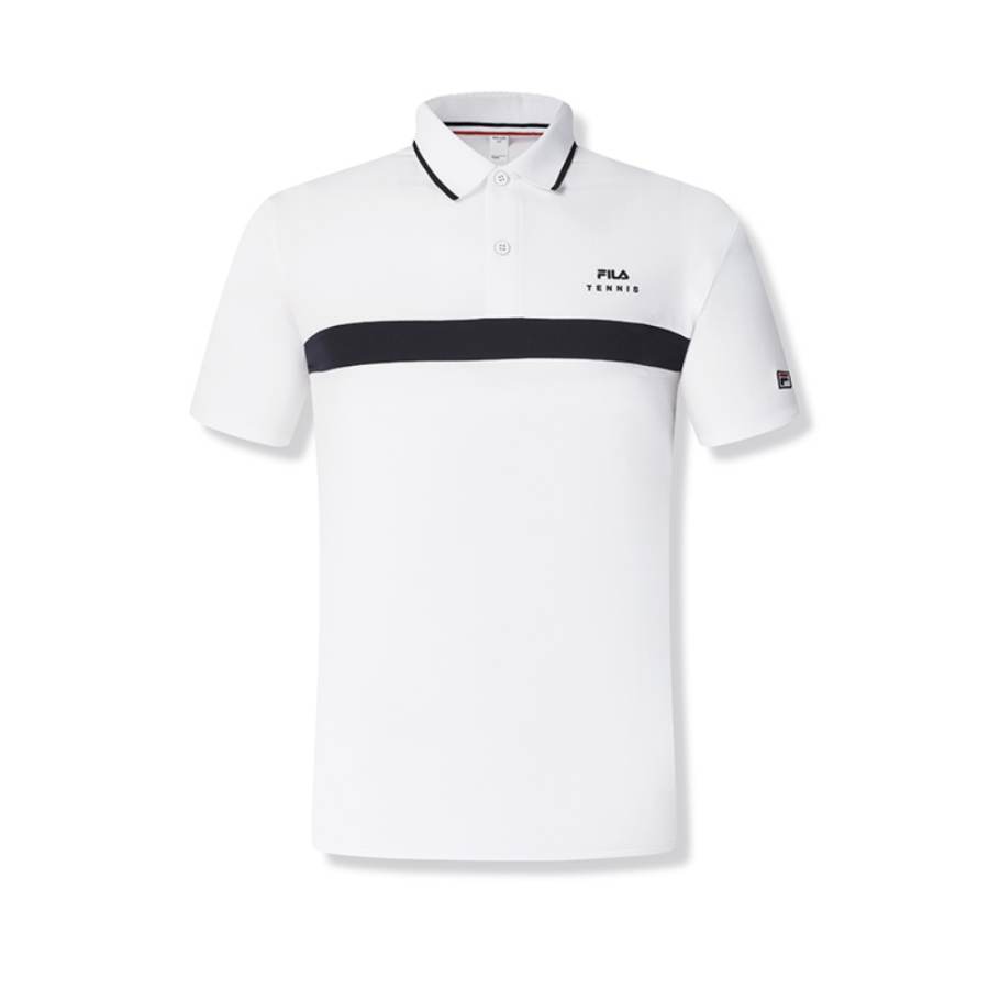 FILA Athletics Tennis Polo Shirt Men's Jade White WT