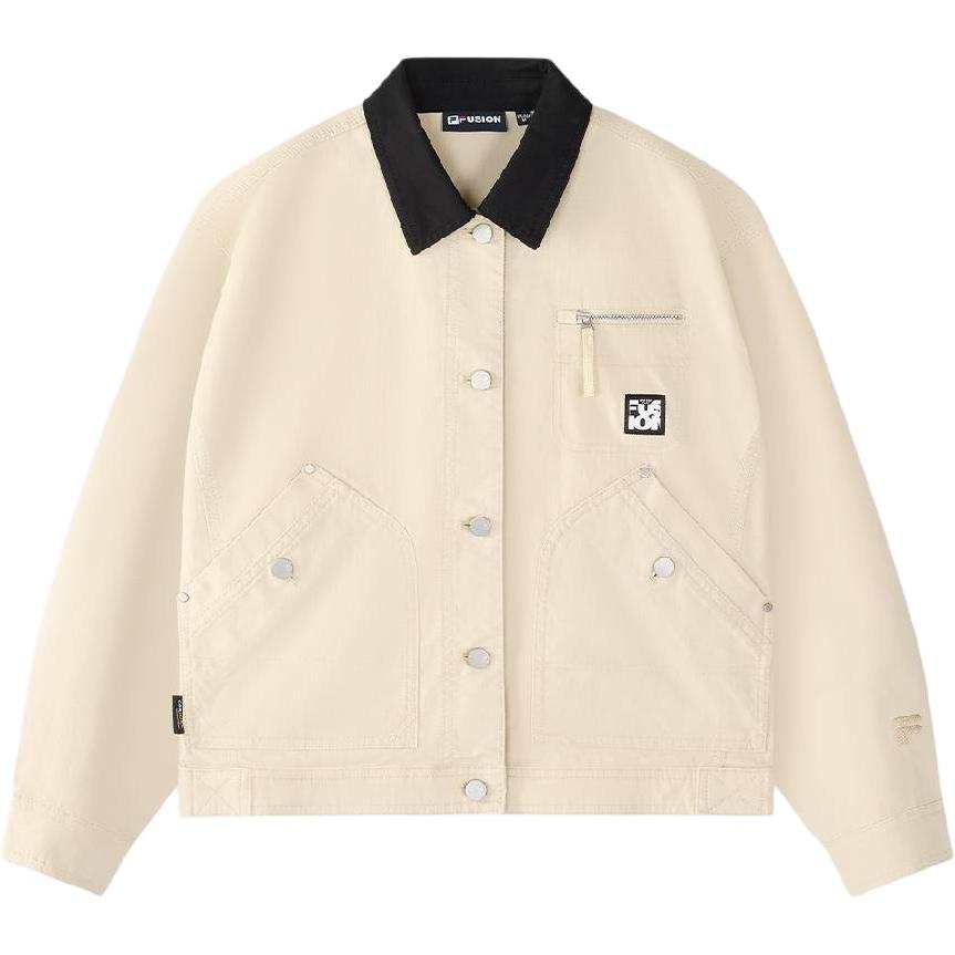 FILA FUSION WORKWEAR Jackets & Coats Women's Ecru