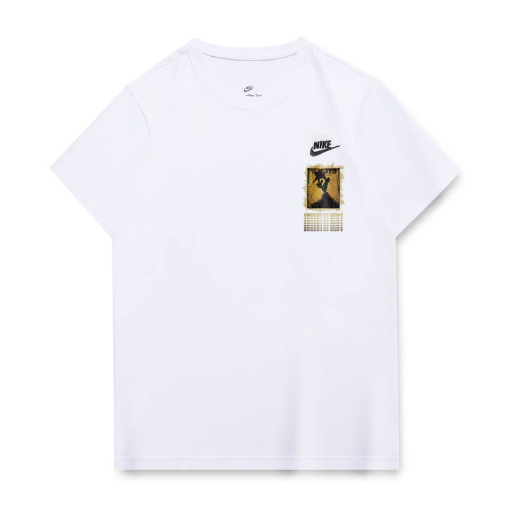 Nike Nike T Shirts Unisex White Crew Neck Moderate Straight Fit
