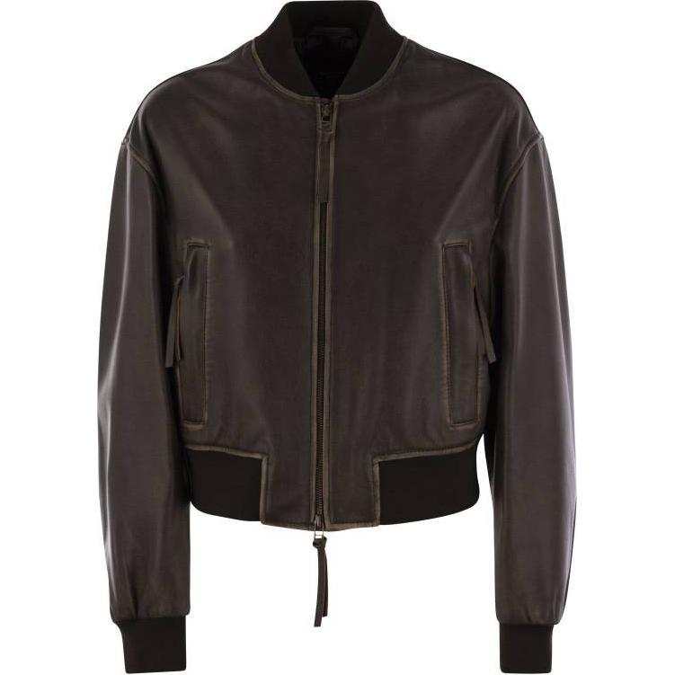 WEEKEND MaxMara Weekend Max Mara Hiltex Zip Up Bomber Jacket