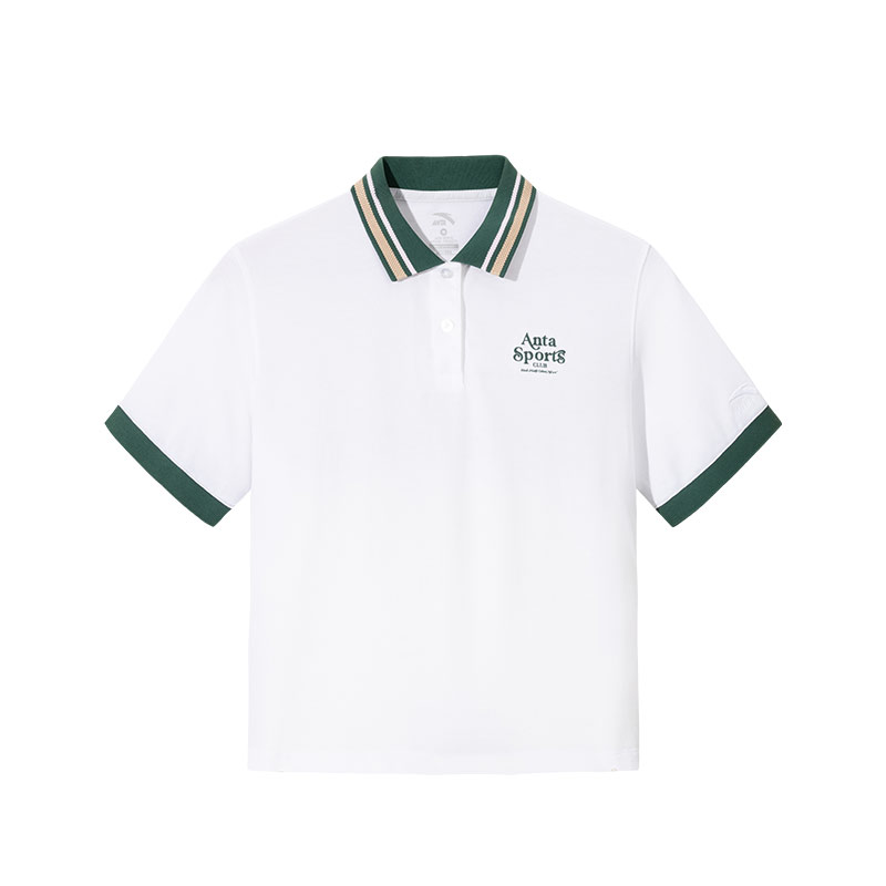 Anta Life Collection Polo Shirt Women's Snowflake White
