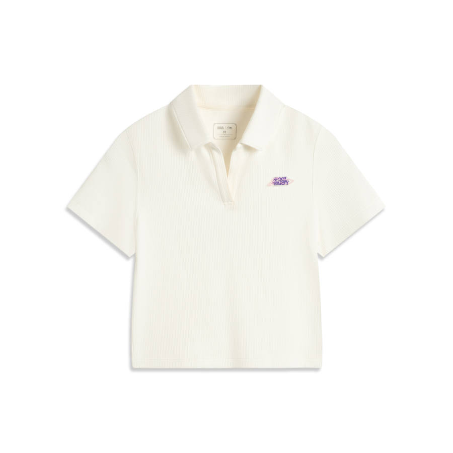 Li-Ning Li Ning x LEAGUE OF LEGENDS Sports Life Collection Polo Shirt Women's Ivory