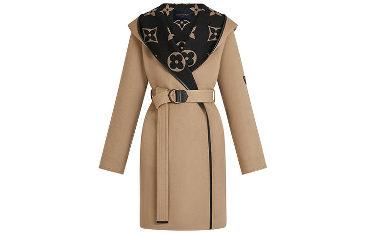 LOUIS VUITTON LOUIS VUITTON Coat Women's Camel Brown