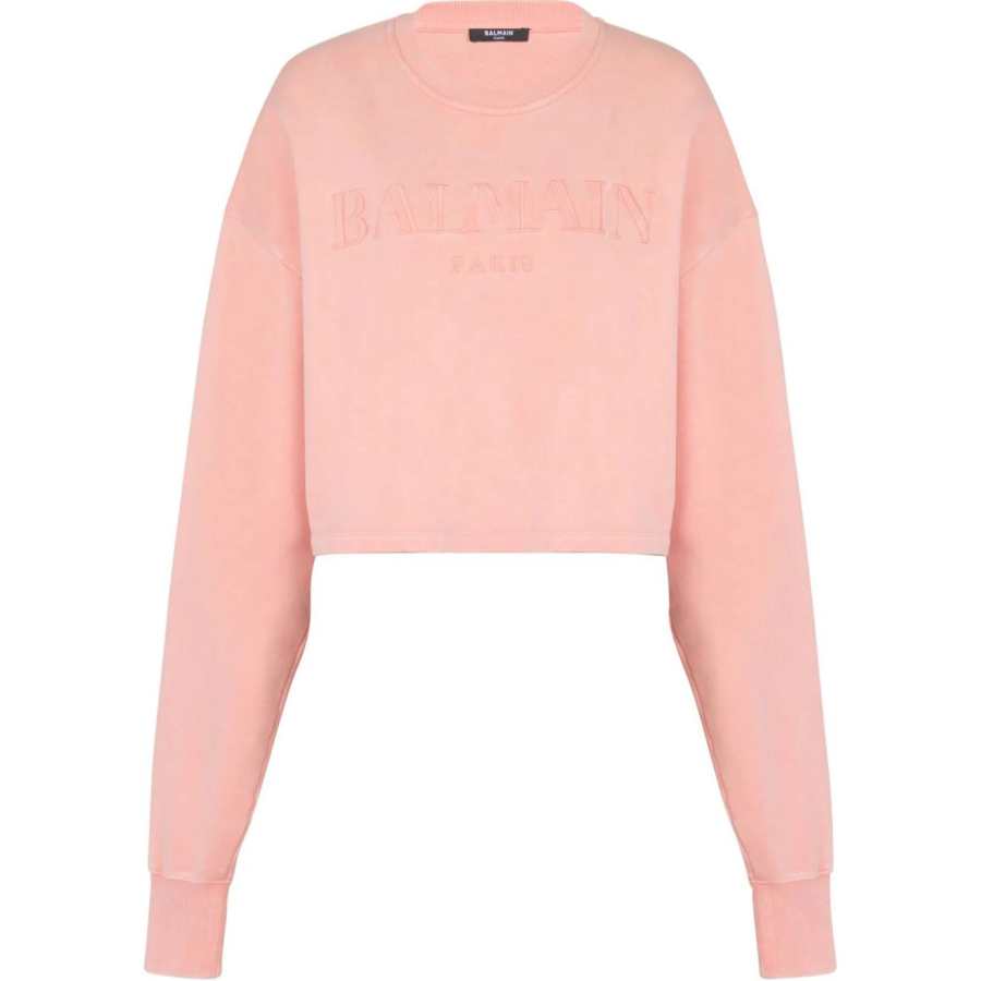 BALMAIN BALMAIN Logo Embroidered Vintage Sweatshirt