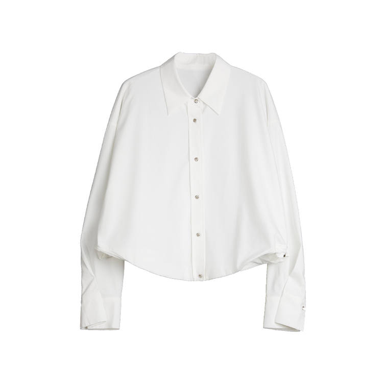ELLE ELLE Shirts Women's White Lapel Moderate