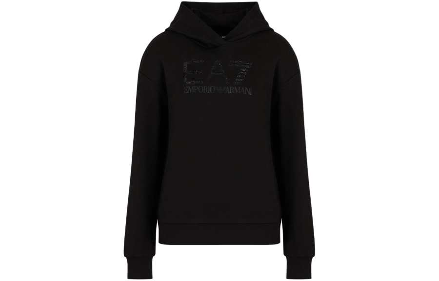 EMPORIO ARMANI EA7 SS24 Sweatshirt Women's Black