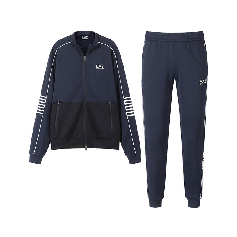 EMPORIO ARMANI EA7 Casual Sportswear Men's Navy Blue & Black