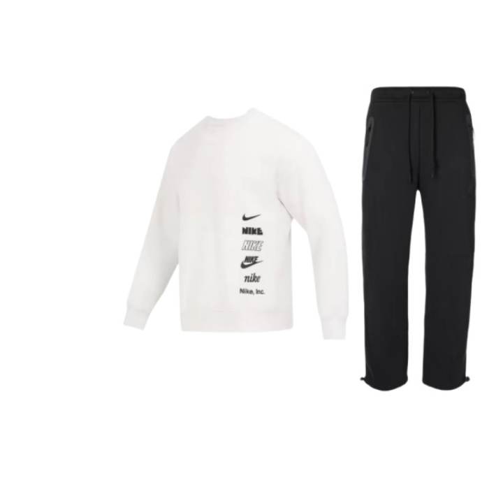 Nike Nike Casual Sportswear Unisex Crew Neck Thickened And Fleece Lined