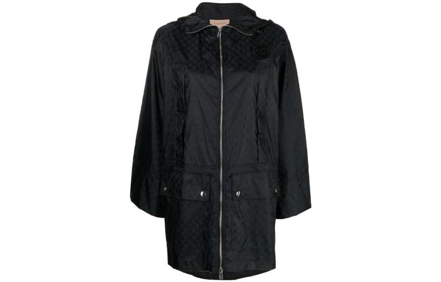 GUCCI GUCCI Gg Jacquard Parka Coat