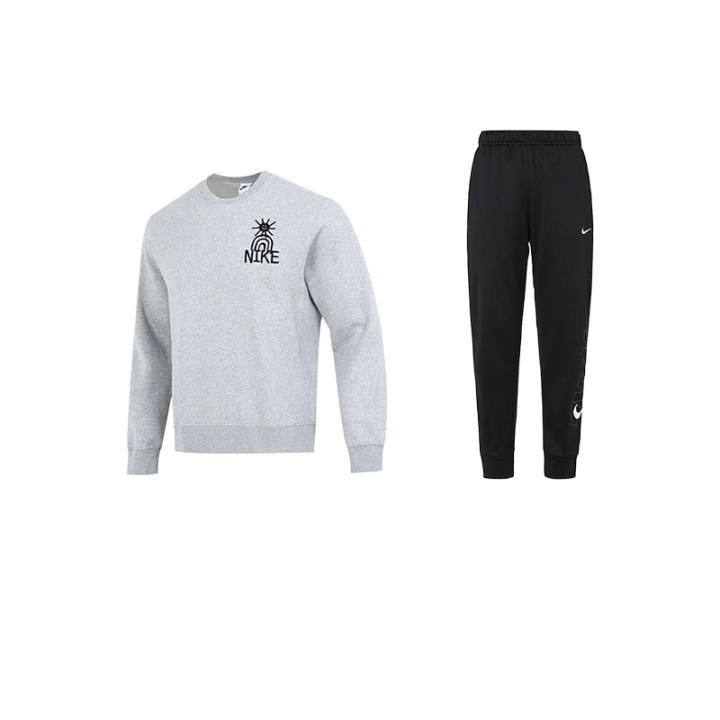 Nike Nike Casual Sportswear Men's Crew Neck Thickened And Fleece Lined