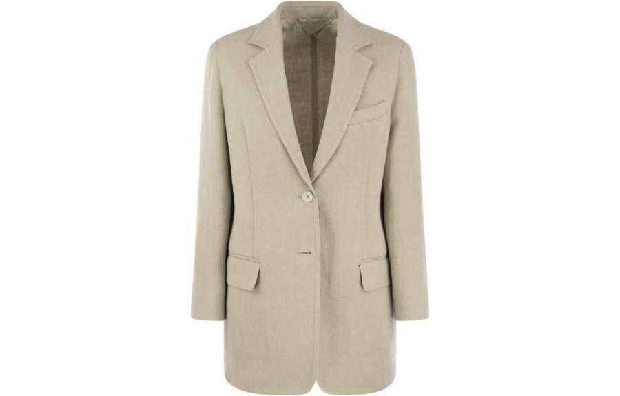 MaxMara Max Mara Buttoned Long Sleeved Blazer