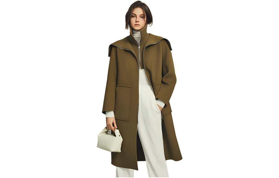 ELLE ELLE Coats Women's Camel Other Moderate