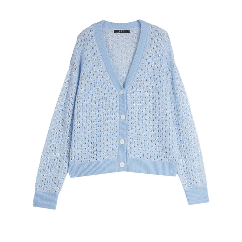 ELLE Knitwear Women's Blue Moderate