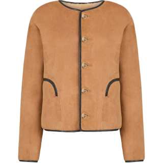 Blazé Milano Gliss Bolero Reversible Shearling Jacket