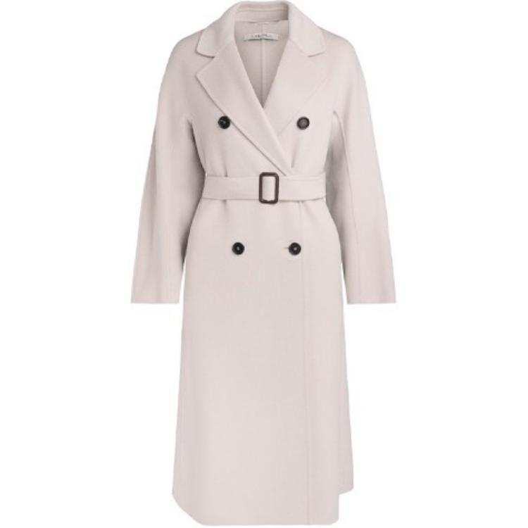 'S MAX MARA 'S MAX MARA Coats Women's Light Umber Lapel Moderate