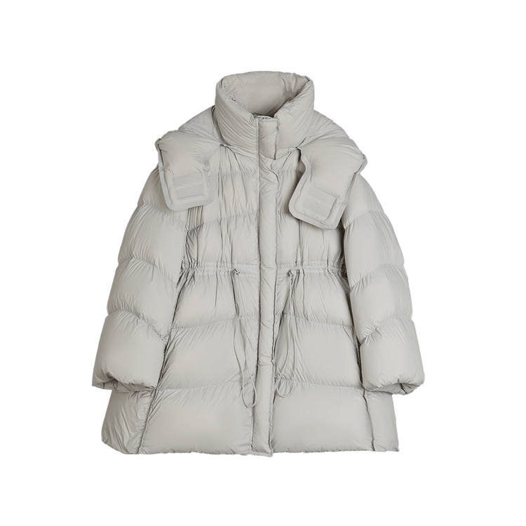 ELLE ELLE Down Jacket Women's Medium Gray